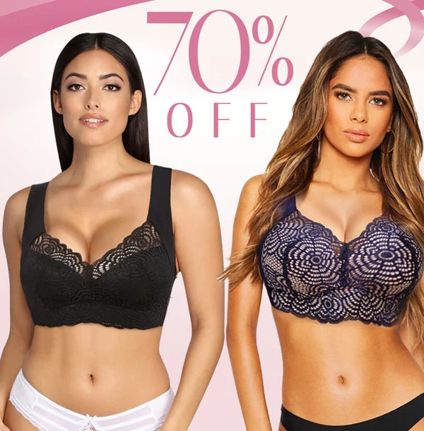 Ultimate Lift Stretch Full-Figure Seamless Lace Cut-Out Bra