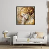 Gloden Woman-14CT Stamped Cross Stitch 50*50cm tapestrymarket