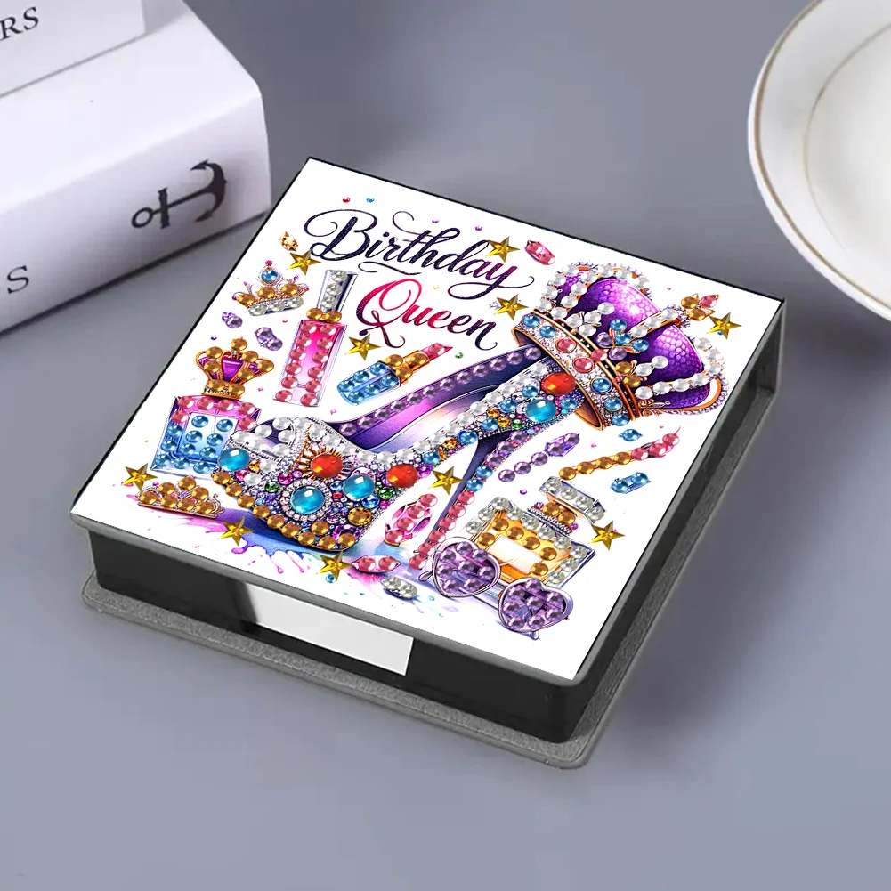 DIY High Heels Diamond Painting Memo Pad Holder Mosaic Kit for DIY Art Craft