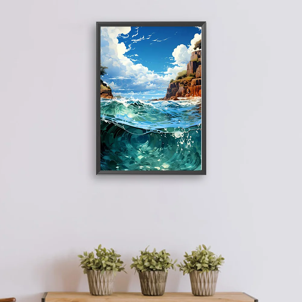 DIY Paint By Number 30*40cm - Ocean