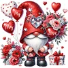 Diamond Painting-DIY Full Round Drill Valentines Day Gnome