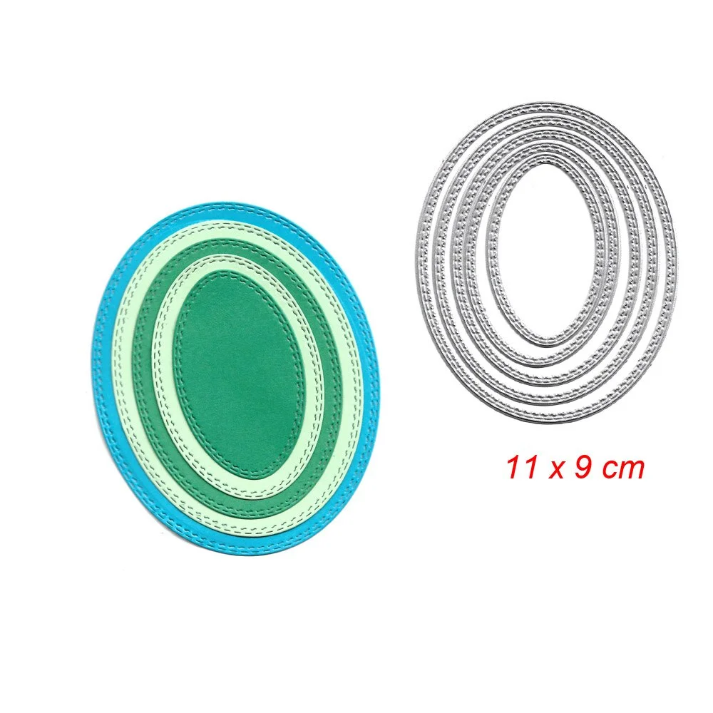 Square Star Heart Rectangle Circle Dies Frame Metal Cutting Die For DIY Scrapbooking Paper Cards Die Cuts Photo Album Making