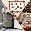 10PCS DIY Pearl Diamond Painting Christmas Fridge Magnets, Sparkling Rhinestone Refrigerator Magnet Craft Kit for Home Decor & Gifts