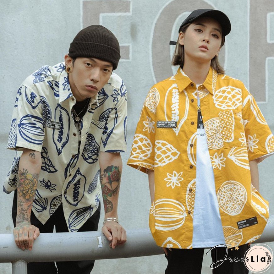 Fruit Graffiti Summer Shirt