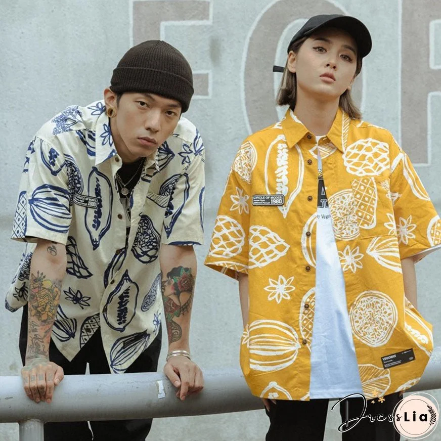 Fruit Graffiti Summer Shirt