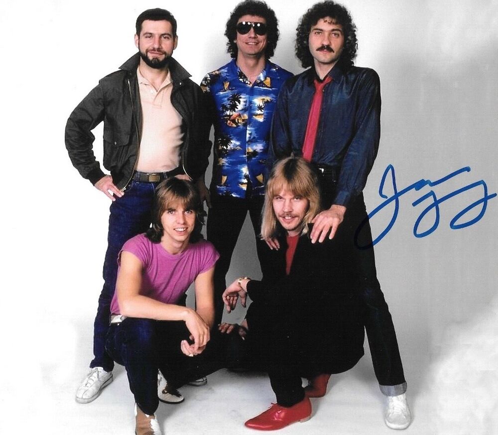 * JAMES JY YOUNG * signed 8x10 Photo Poster painting * STYX * * 8