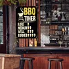 BBQ TIMER - Metal Tin Signs(8*12Inch/12*16Inch) - Bar