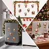 10PCS DIY Pearl Diamond Painting Christmas Fridge Magnets, Sparkling Rhinestone Refrigerator Magnet Craft Kit for Home Decor & Gifts