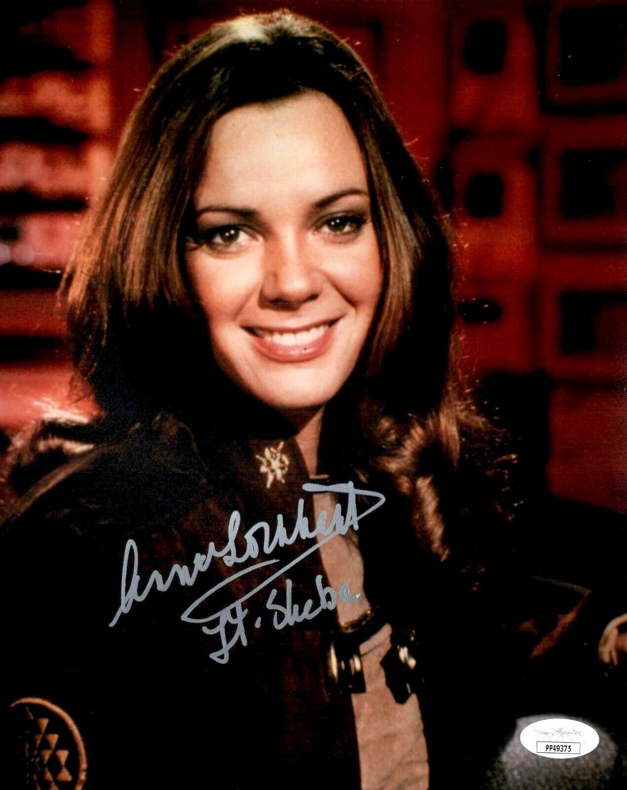 ANNE LOCKHART Signed BATTLESTAR GALACTICA 8x10 Photo Poster painting with JSA COA