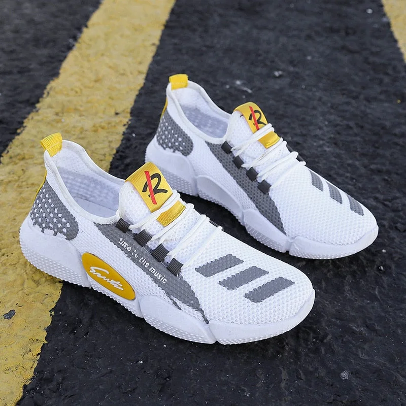 2021 New Men Casual Shoes Lac-up Men Shoes Lightweight Comfortable Breathable Walking Sneakers Tenis masculino Zapatillas Hombre