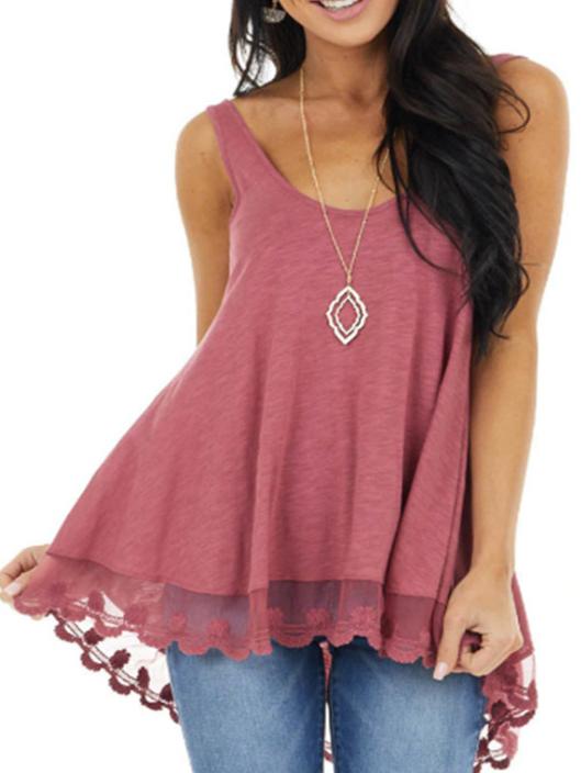 Women Half Sleeve V-neck Solid Color Dress