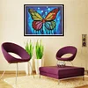 Butterfly  | Crystal Rhinestone  | Special Shaped Diamond Painting Kits