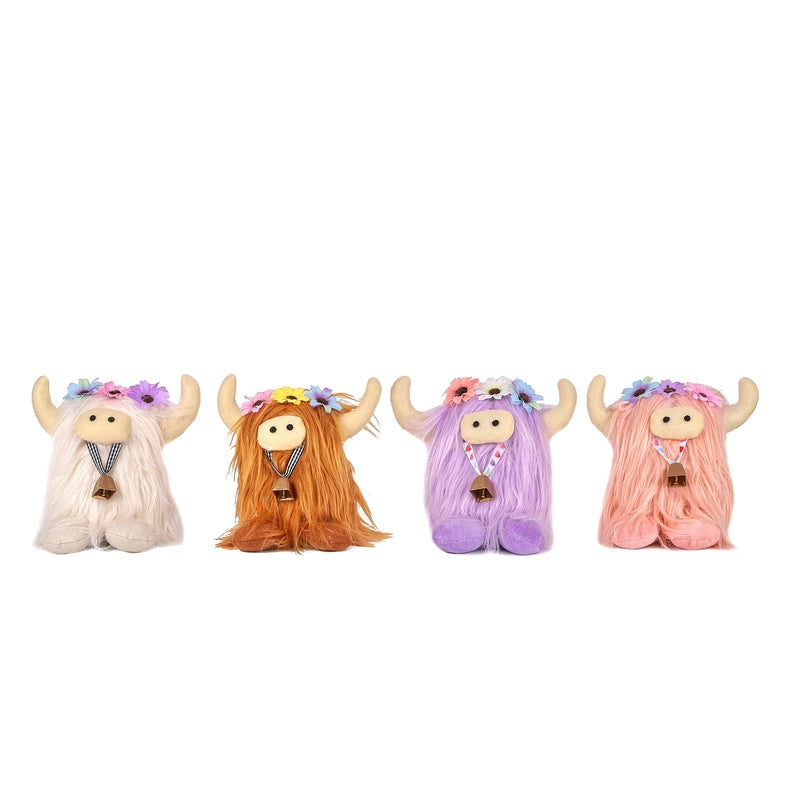 Cartoon Style Cattle Cloth Artificial Decorations2