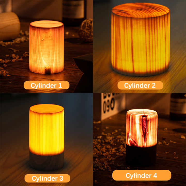 Buy Wholesale Rectangle Night Lights Wooden Lamp Holder Wood Led