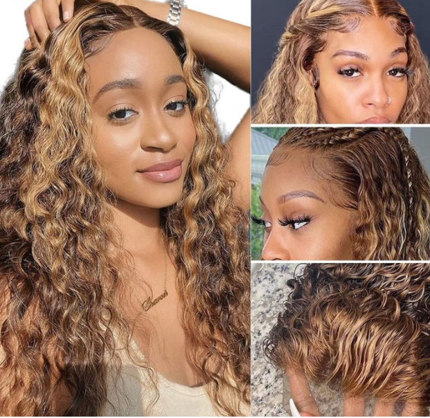 Zaesvini Hair®|Deep Wave Highlight Wig Zaesvini