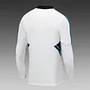 2023/2024 Manchester United Half-Pull Training Suit Off-White Football Shirt 1:1 Thai Quality Set love fball