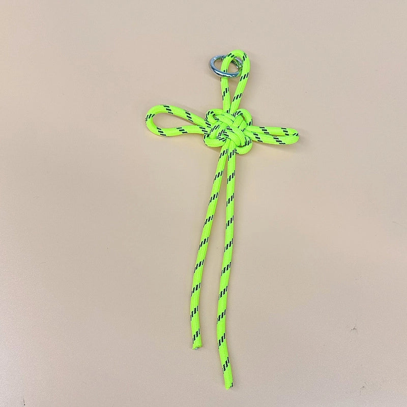 Miu Series Chinese Knot Bag Pendant Lanyard Pendant Hand-Woven Pendant Mobile Phone Lanyard Keychain Ornament Gifts Gift