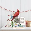 Diamond Painting Wooden Christmas Cardinal Atmosphere Desktop Decor Ornaments For Christmas Gifts