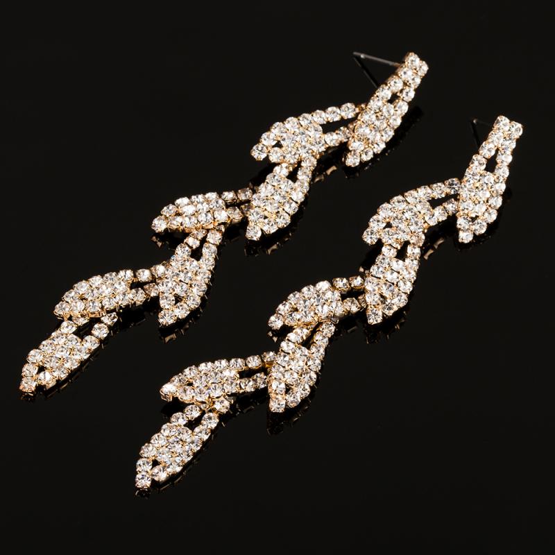 Rhinestone Drop Dangle Women Earrings Party Jewelry | Oxredo Shop Ramadan Sale