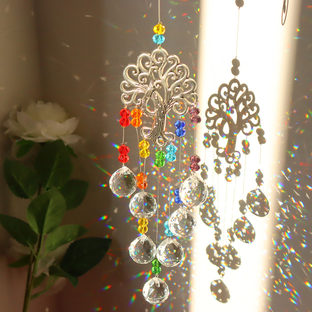 

Seven Pearl Tree - Art Crystal Suncatcher, 501 Original