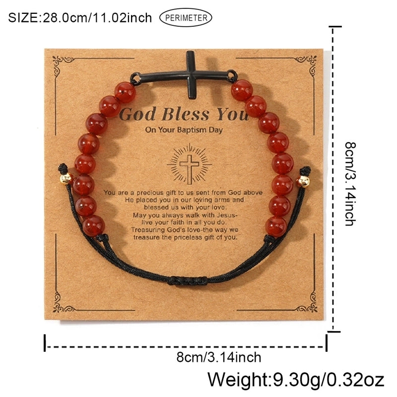 Bohemian Geometric Natural Stone Handmade Men’s Bracelets