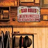 Bar Rules - Vintage Metal Signs - 20*30cm - Warning