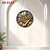 DIY Baseball Diamond painting pendant(Single-Sided)