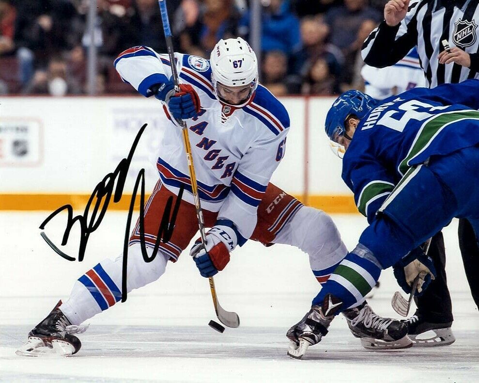 New York Rangers Cristoval Boo Nieves Autographed Signed 8x10 NHL Photo Poster painting COA #2