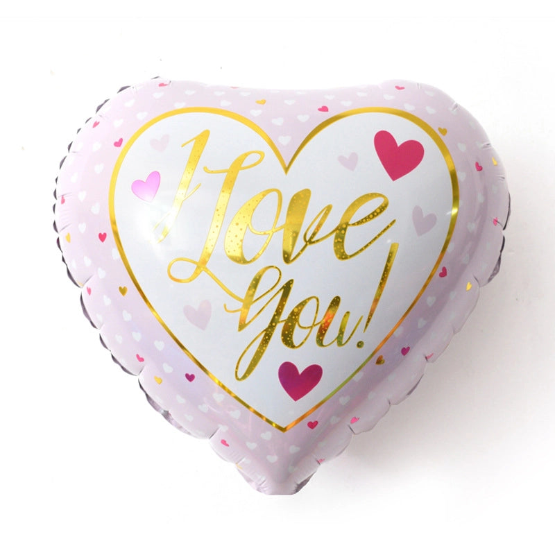 Vacation Minimalist Heart Shape Aluminum Film Travel Daily Balloons