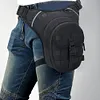 Motorcycle Drop Leg Bag Fanny Pack Breathable for Cycling Riding (Black)