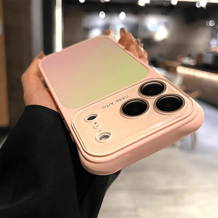 Four-corner airbag gradient case with large viewing window, suitable for iPhone 17 ProMax 