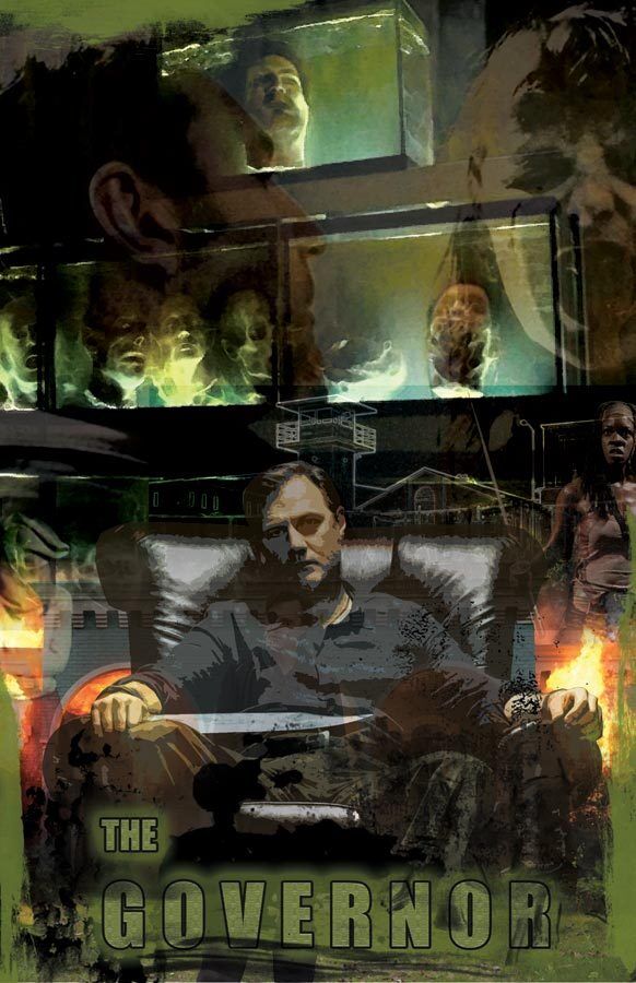 The Governor Walking Dead Photo Art Film Print Silk Poster for Your Home Wall Decor