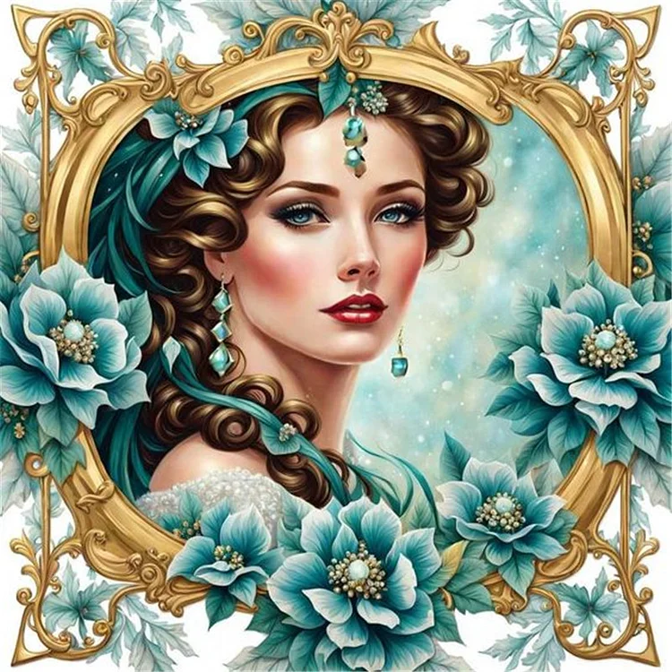 Full Round Drill Diamond Painting -Noble Lady - 30*30cm