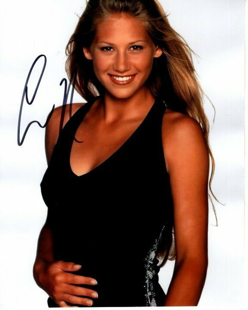 Anna kournikova signed autographed sexy 8x10 Photo Poster painting