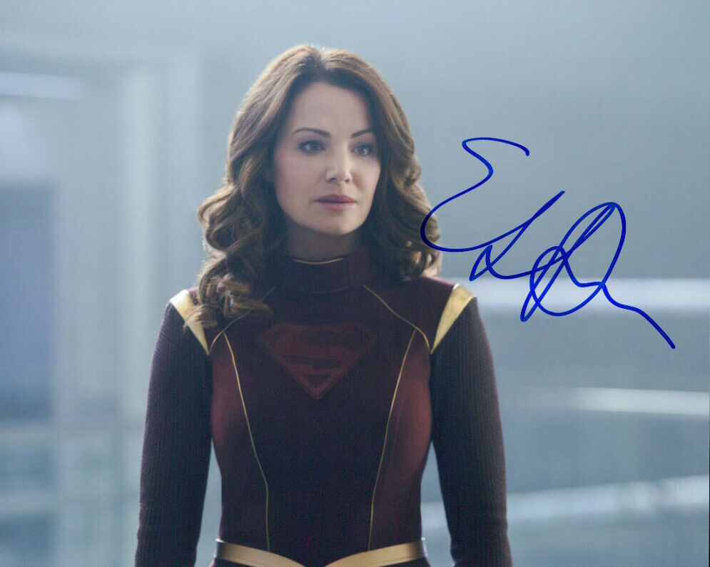 Erica Durance (Supergirl) signed 8x10 Photo Poster painting