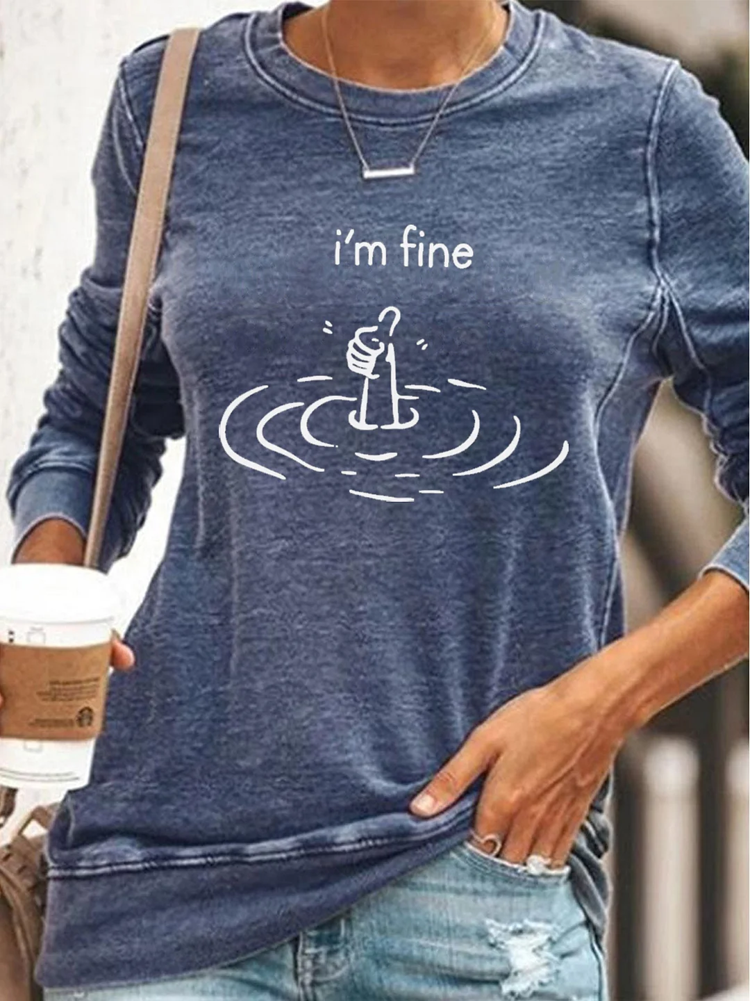 I'm Fine Sweatshirt