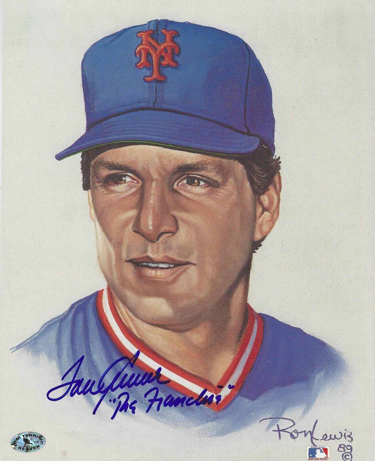 Signed TOM SEAVER THE FRANCHISE