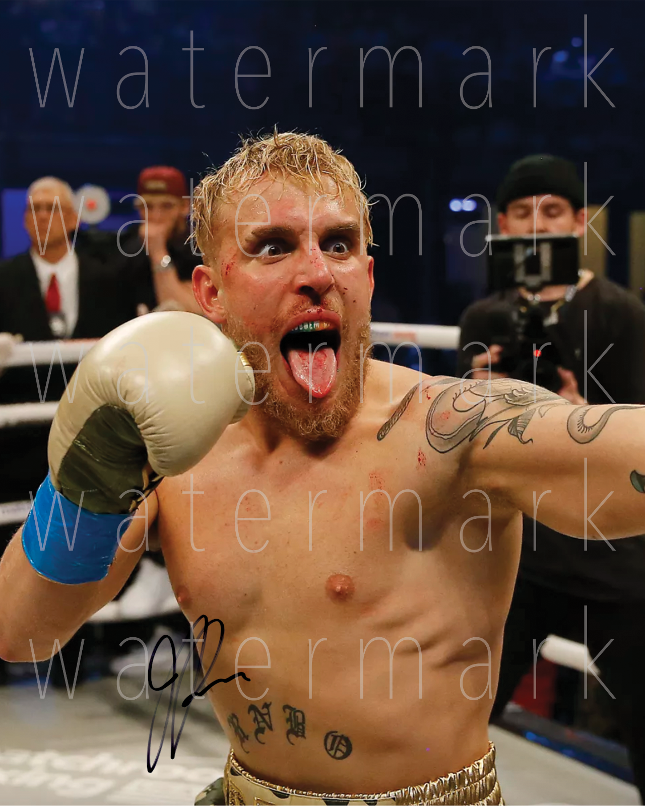 Jake Paul Boxing signed 8X10 print Photo Poster painting poster picture wall art autograph rp