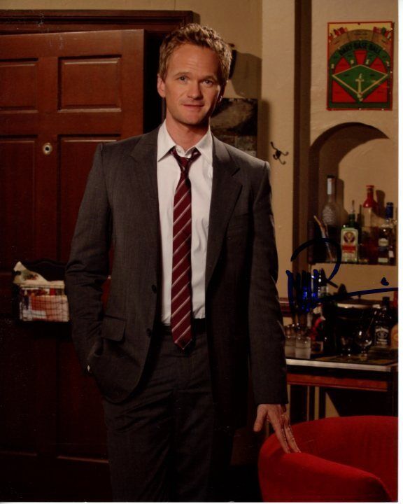 NEIL PATRICK HARRIS signed autograph HOW I MET YOUR MOTHER BARNEY STINSON Photo Poster painting