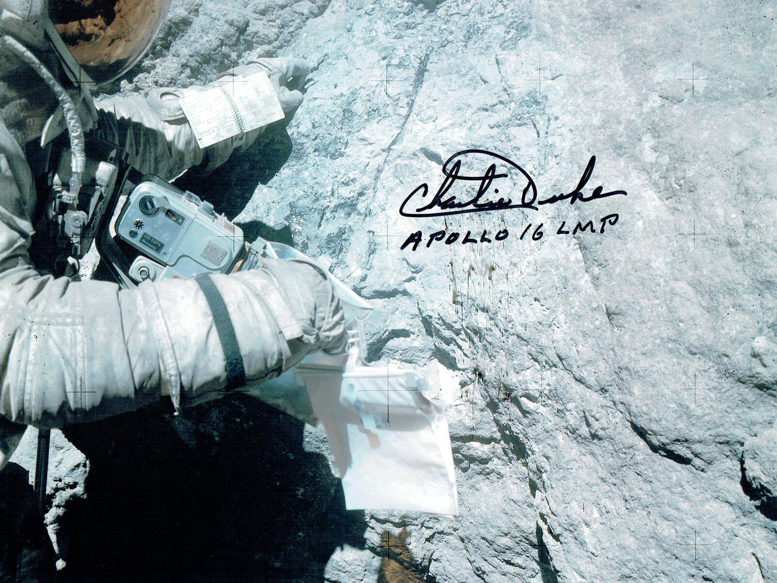 Charlie DUKE Apollo 16 LMP Astronaut Signed Autograph 10x8 Photo Poster painting 4 COA AFTAL