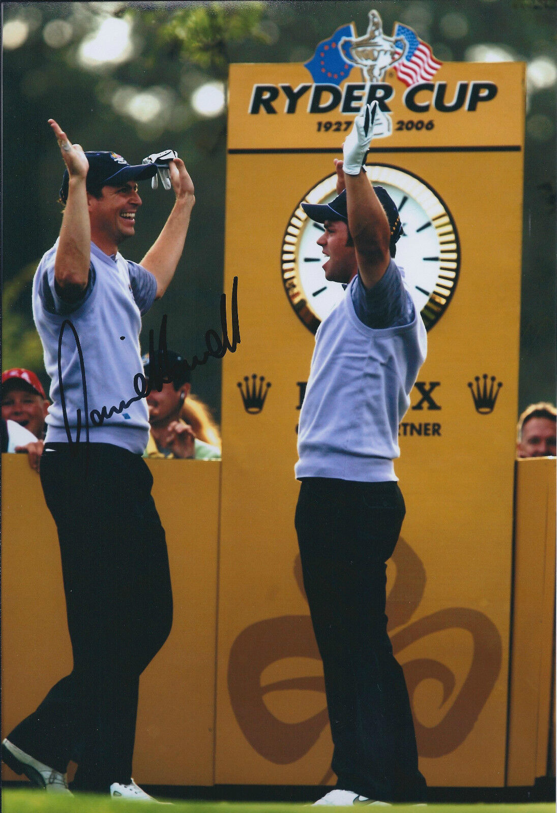 David HOWELL SIGNED Autograph 12x8 Photo Poster painting AFTAL COA Ryder Cup WINNER GOLF