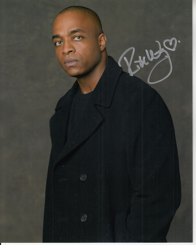 RICK WORTHY hand-signed FALLEN 8x10 uacc rd coa STUNNING COLOR CLOSEUP PORTRAIT