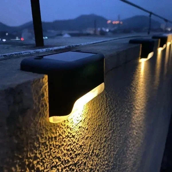 🔥Last Day 70% OFF🔥LED Solar Lamp Path Staircase Outdoor Waterproof Wall Light