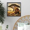 Diamond Painting-DIY Full Round Drill Lion(40*40CM)