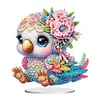 Diamond Painting Acrylic Flower Parrot Table Top Ornament Kits Bedroom Decor