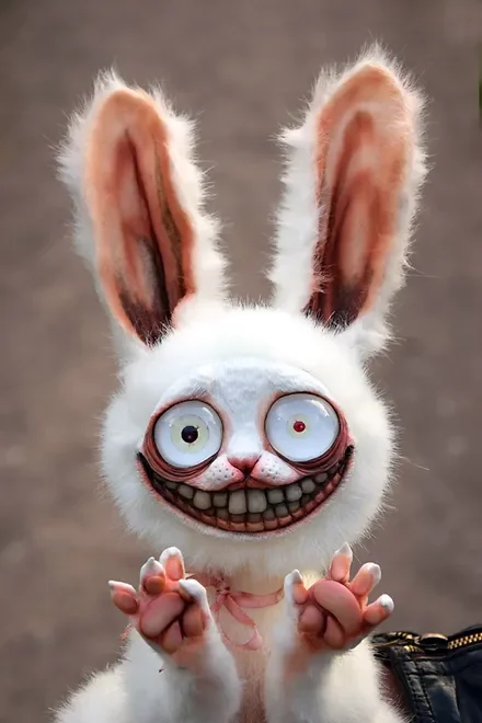 😍Lowest Price in History😍Crazy Bunny Plush Toy Scary Bunny Doll Horror Soft Stuffed Rabbit Toys
