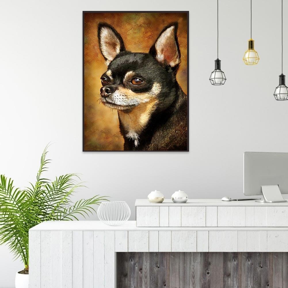 Dog - Full Round Diamond Painting