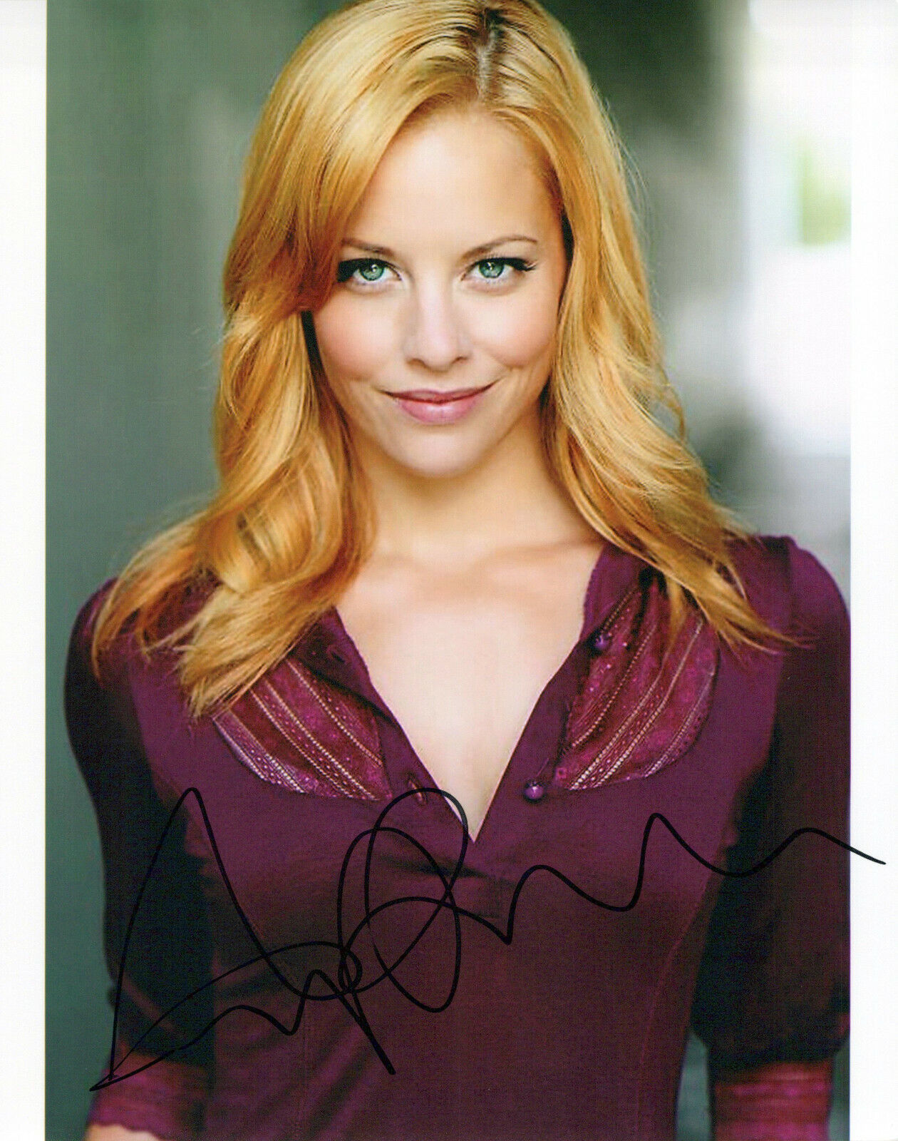 Amy Paffrath glamour shot autographed Photo Poster painting signed 8x10 #9