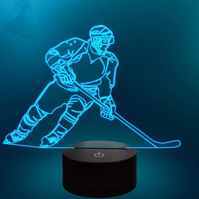 

3D Night Light LED Colorful Touch Remote Control Desk Lamp, 501 Original