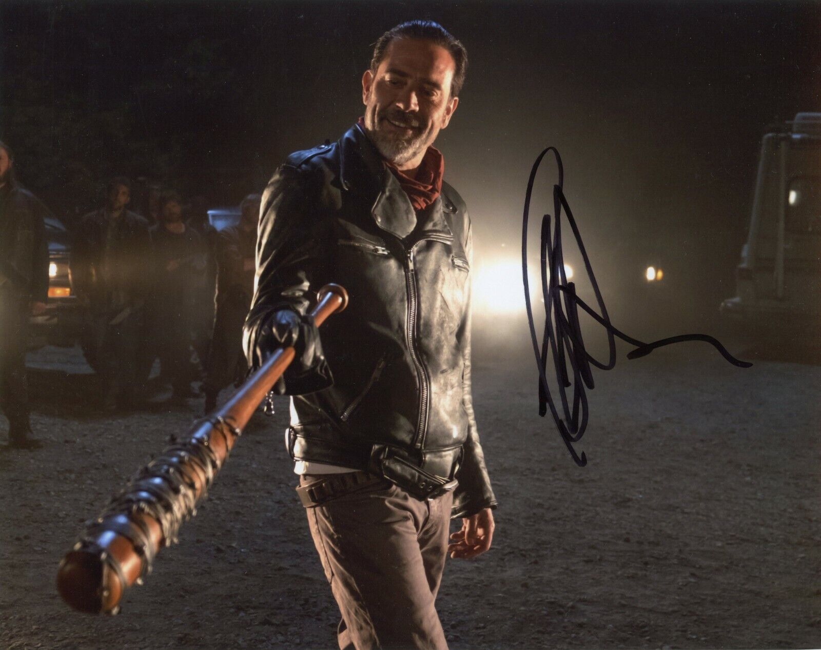 JEFFREY DEAN MORGAN Authentic Hand-Signed NEGAN THE WALKING DEAD